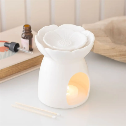 N/A White Peony Oil Burner and Wax Warmer -
